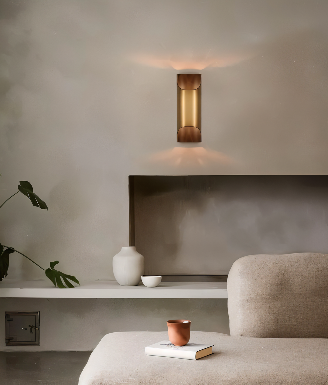 GildBeam Elegant LED Wall Light Bowlift