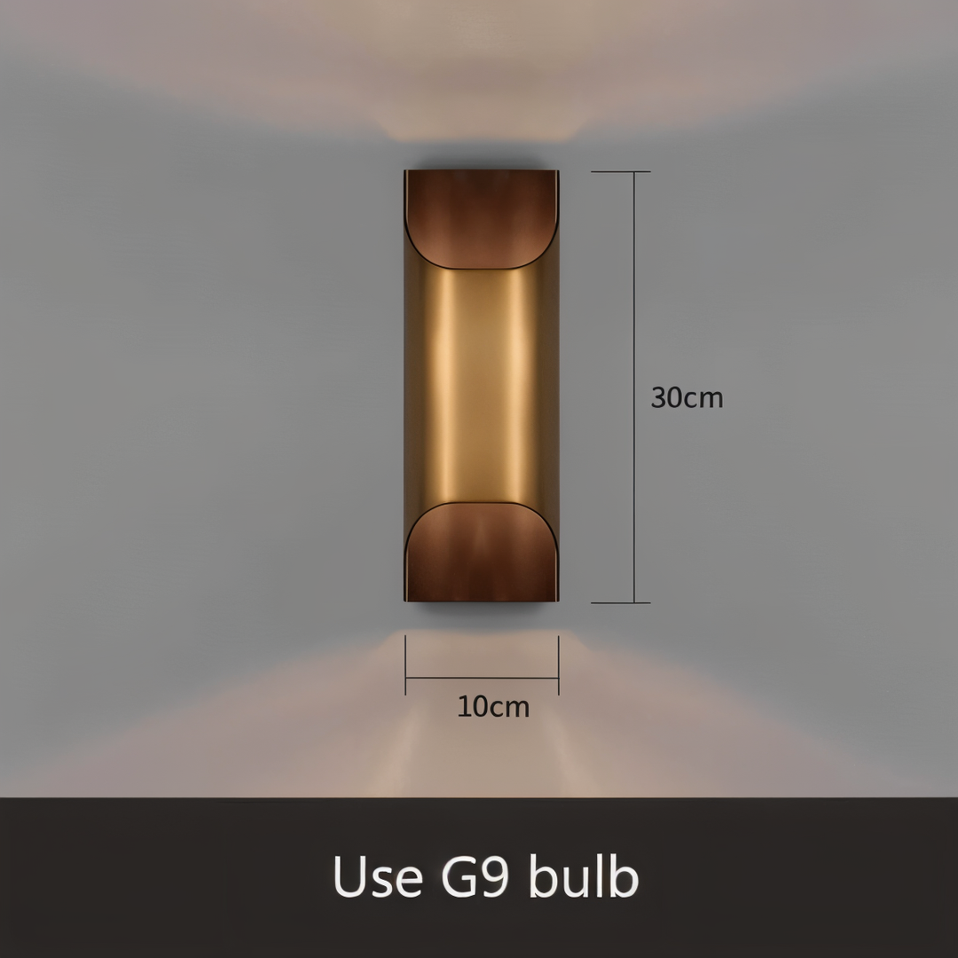 GildBeam Elegant LED Wall Light Bowlift