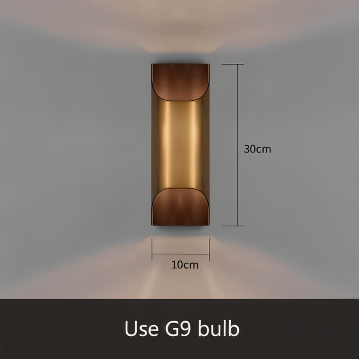 GildBeam Elegant LED Wall Light Bowlift