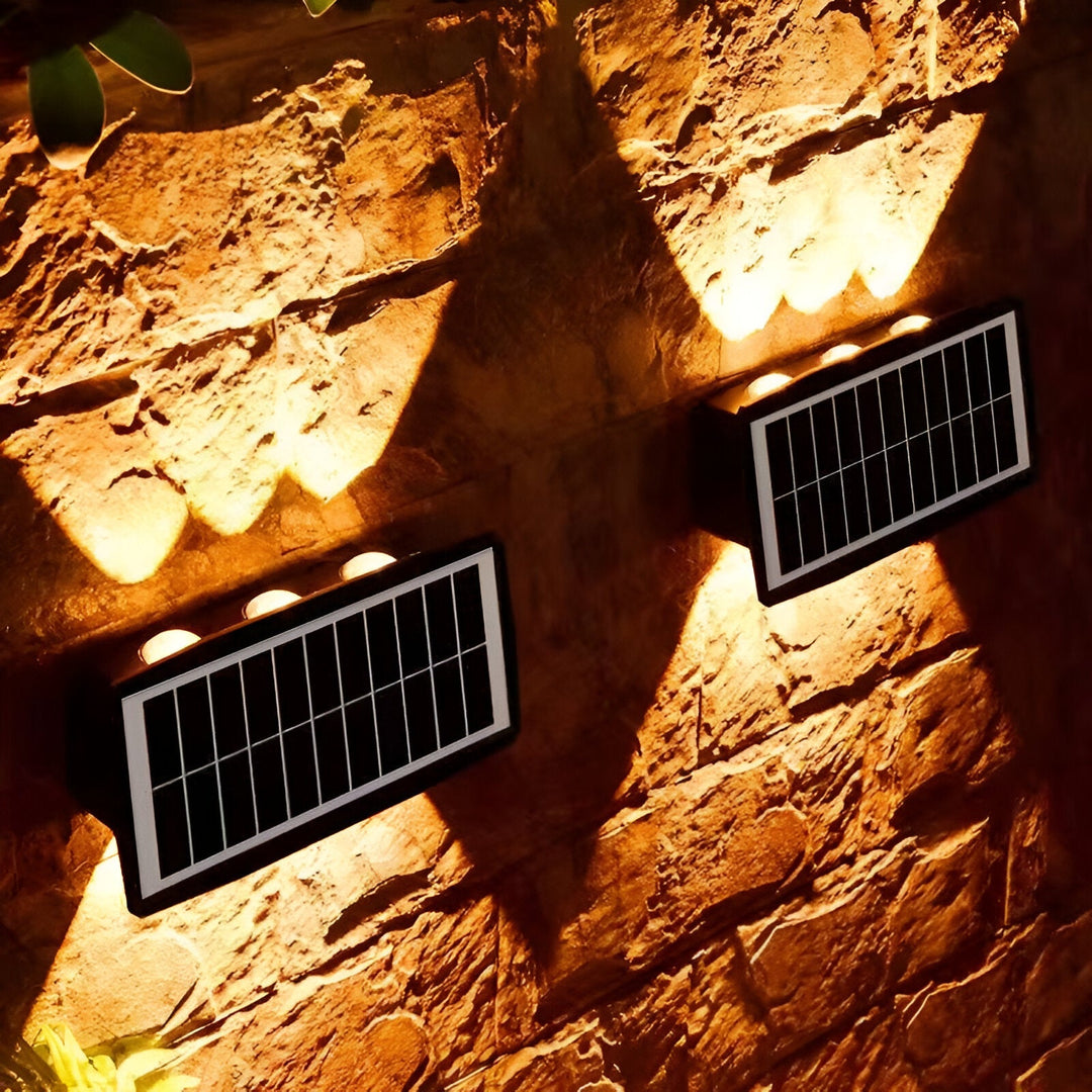 BowLift | Waterproof LED Solar Wall Light for Outdoors with Up & Down Lighting