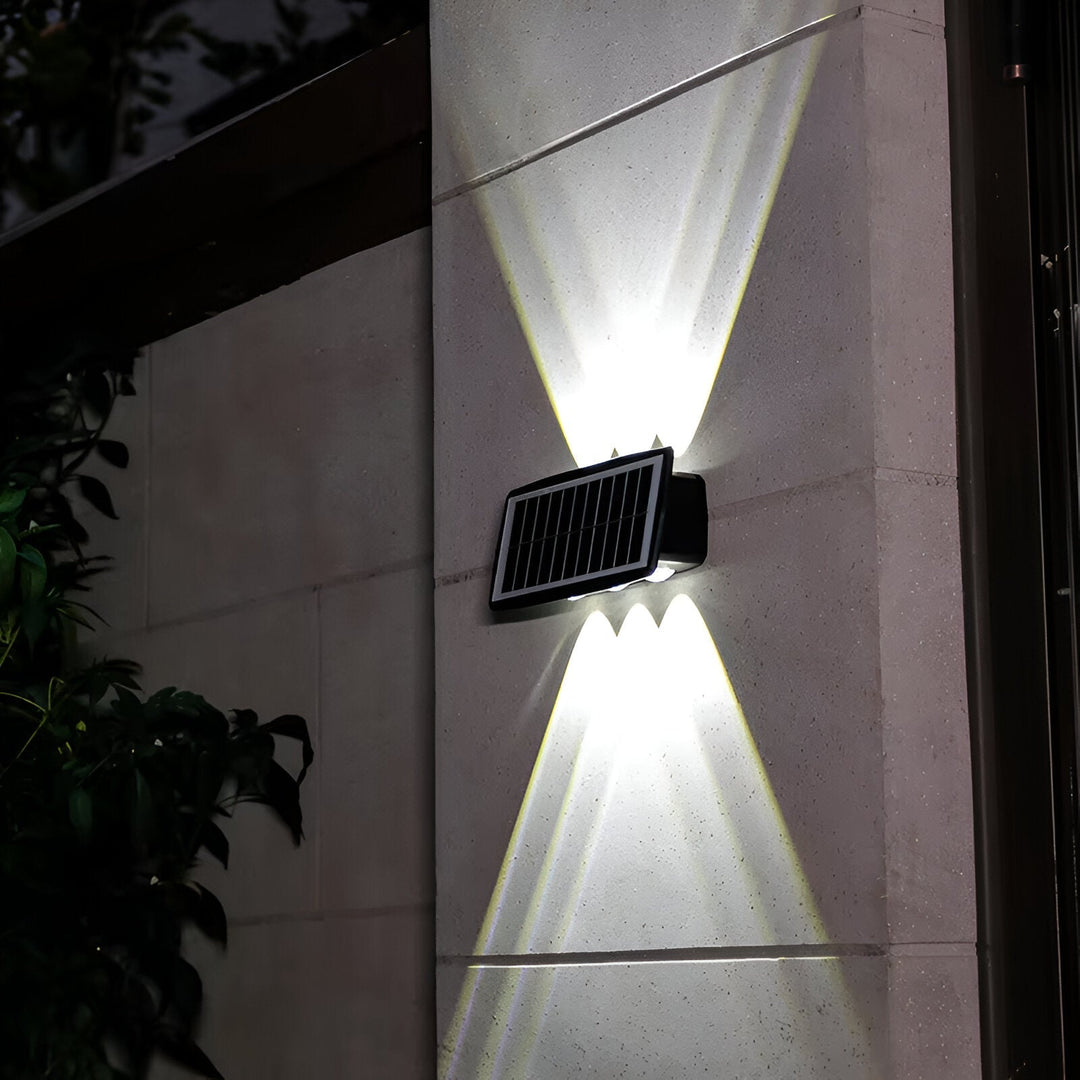 BowLift | Waterproof LED Solar Wall Light for Outdoors with Up & Down Lighting