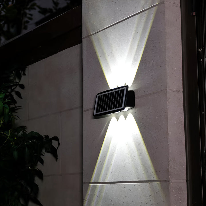 BowLift | Waterproof LED Solar Wall Light for Outdoors with Up & Down Lighting