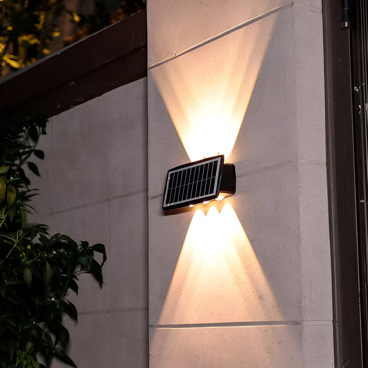 BowLift | Waterproof LED Solar Wall Light for Outdoors with Up & Down Lighting
