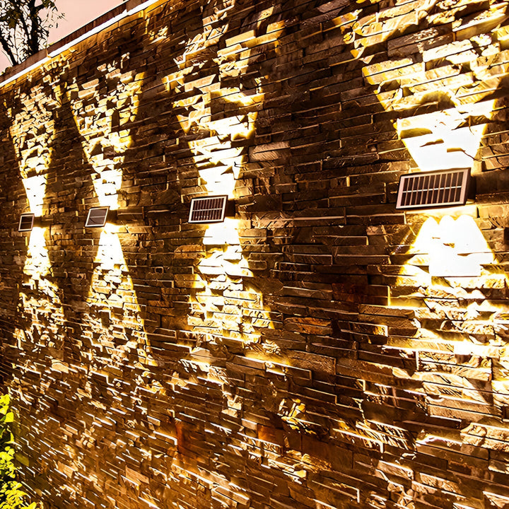 BowLift | Waterproof LED Solar Wall Light for Outdoors with Up & Down Lighting