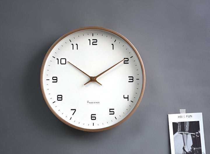 BowLift | Elegant Wooden Wall Clock 30 cm