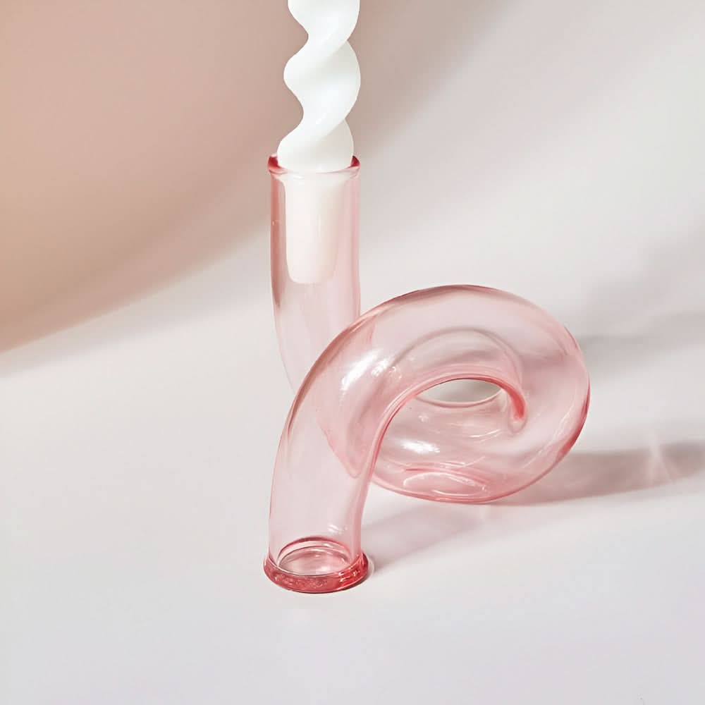 BowLift | Glass Vase with Candle Holder for Elegant Home Decoration