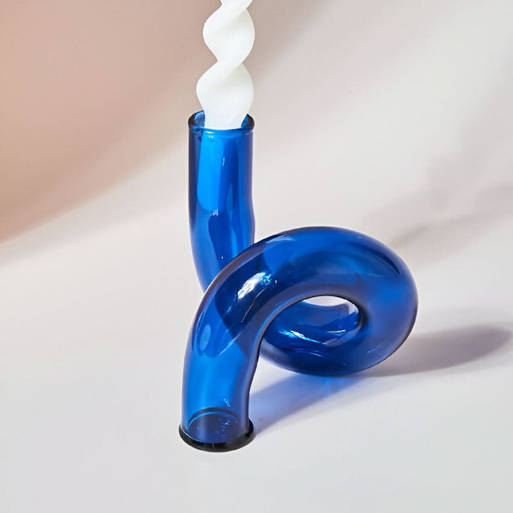 BowLift | Glass Vase with Candle Holder for Elegant Home Decoration
