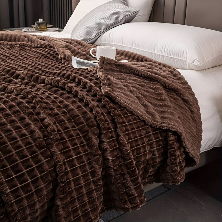 BowLift | CORALWAVE – Ultra-soft Textured Fleece Blanket