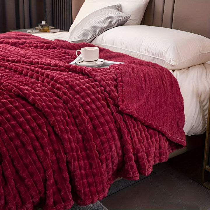 BowLift | CORALWAVE – Ultra-soft Textured Fleece Blanket