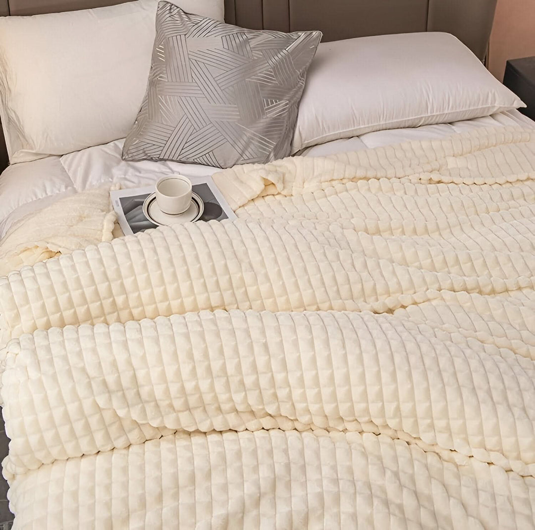 BowLift | CORALWAVE – Ultra-soft Textured Fleece Blanket
