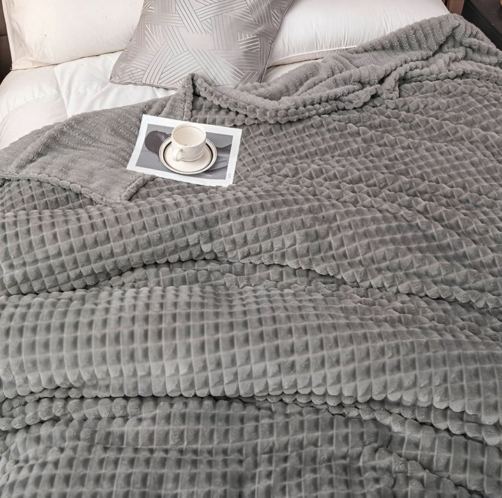 BowLift | CORALWAVE – Ultra-soft Textured Fleece Blanket
