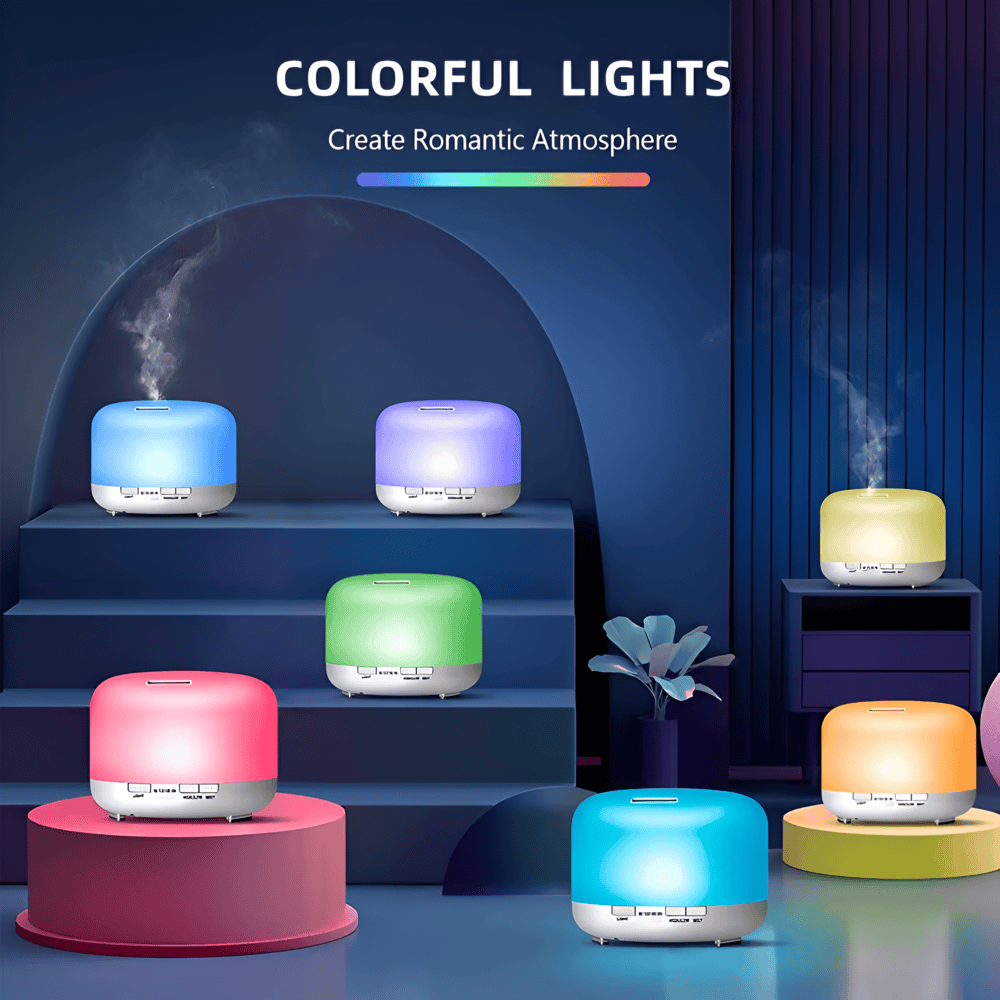 BowLift | LED Aroma Diffuser with Bluetooth Speaker and Humidifier