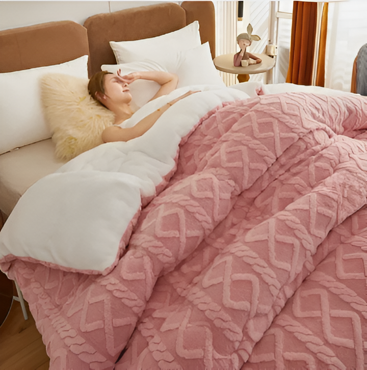 BowLift | SOFTIQUE - VelvetPlush Reversible Duvet Cover
