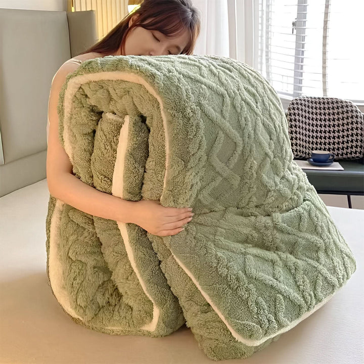 BowLift | SOFTIQUE - VelvetPlush Reversible Duvet Cover