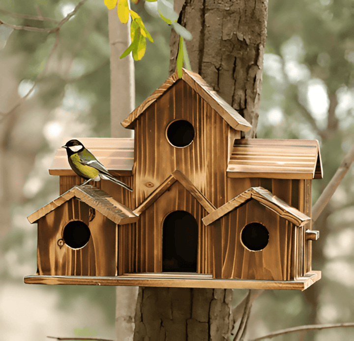 BowLift | Hanging Wooden Birdhouse