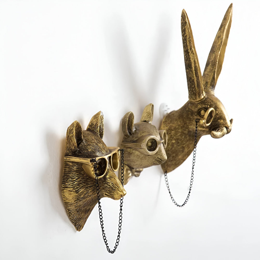 BowLift | Golden Head - Multifunctional Head Wall Hook Decoration and Wall Storage
