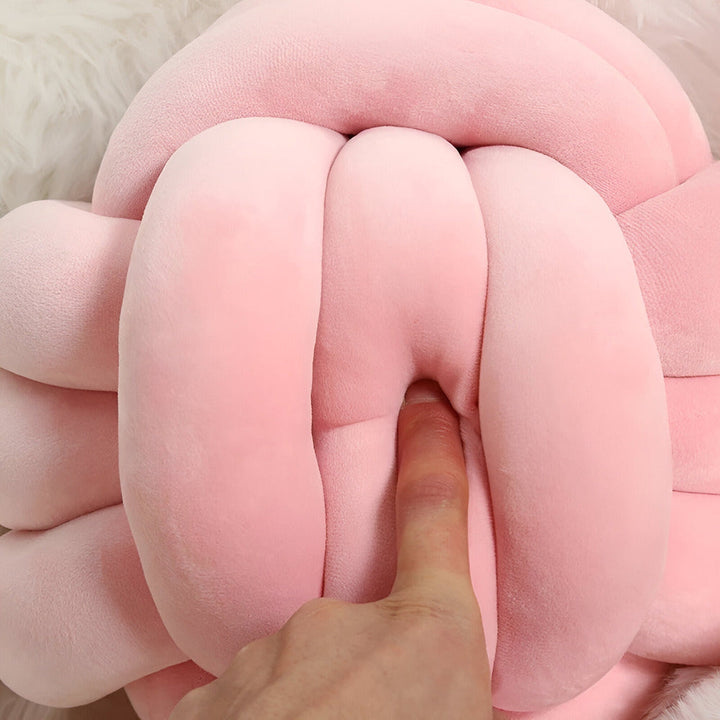 BowLift | Handmade Knotted Round Decorative Pillow