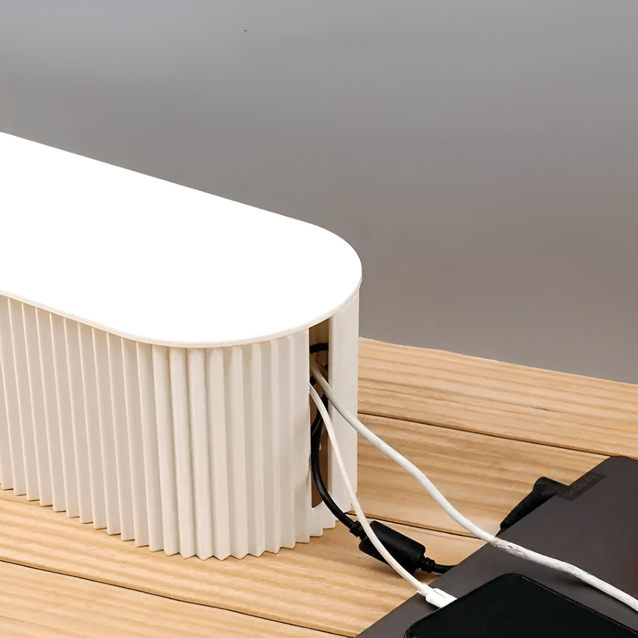 BowLift | Elegant Cable Organiser Box – Minimalist Cable Storage in Soft Macaron Colours