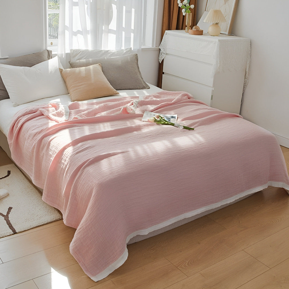 BowLift | Breathable Summer Blanket of Multi-Layered Mousseline Cotton