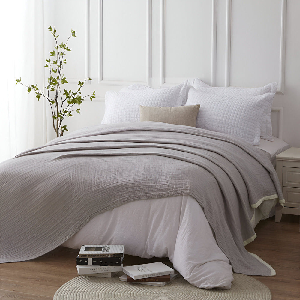 BowLift | Breathable Summer Blanket of Multi-Layered Mousseline Cotton