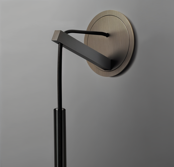 Minimalist Wall Lamp with Smoke Glass – Orvane | Bowlift