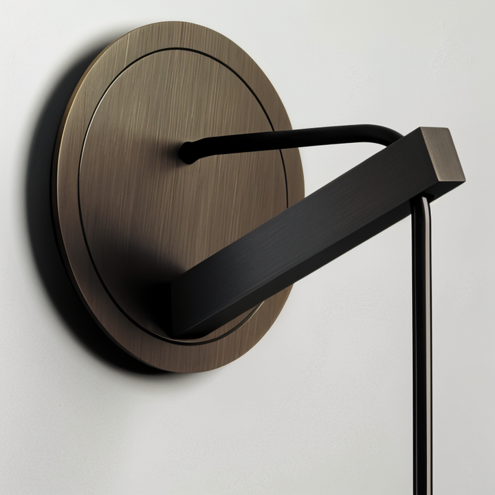 Minimalist Wall Lamp with Smoke Glass – Orvane | Bowlift