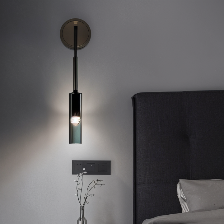 BowLift | Minimalist Wall lamp with Smoke glass – Orvane
