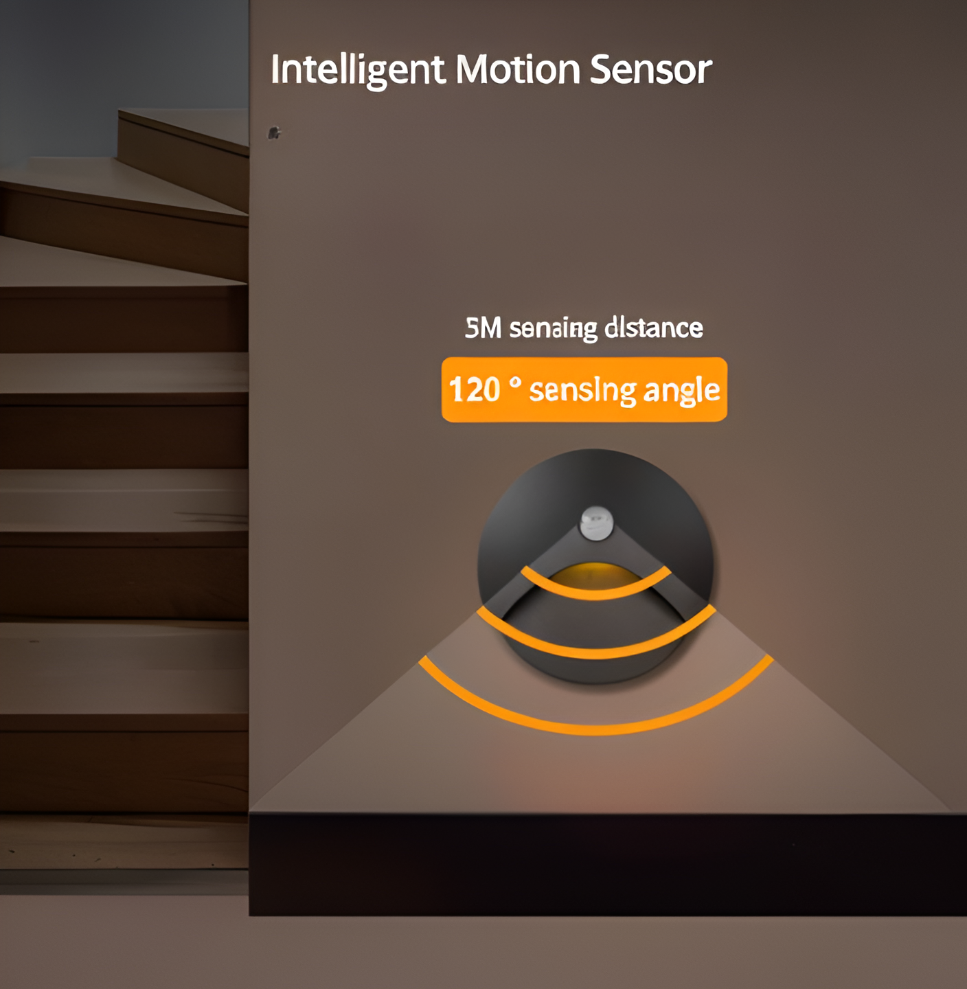 BowLift | LuminiPath - Waterproof IP65 Wall Light - Indoor and Outdoor Wall Light - Motion Sensor Wall Light LED