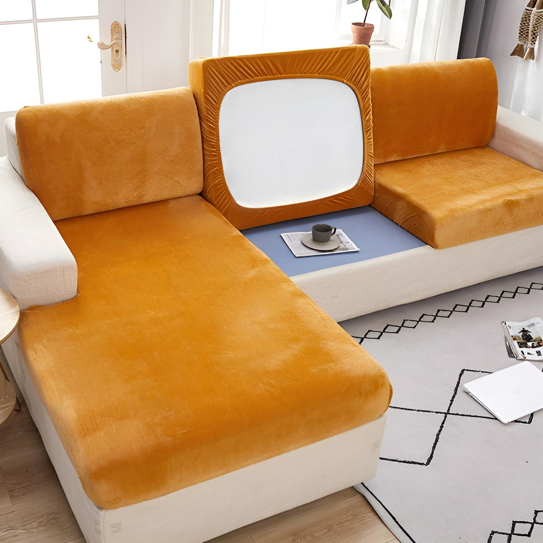 BowLift | LuxVelvet | Ultra-Stretch Sofa cover for furniture care