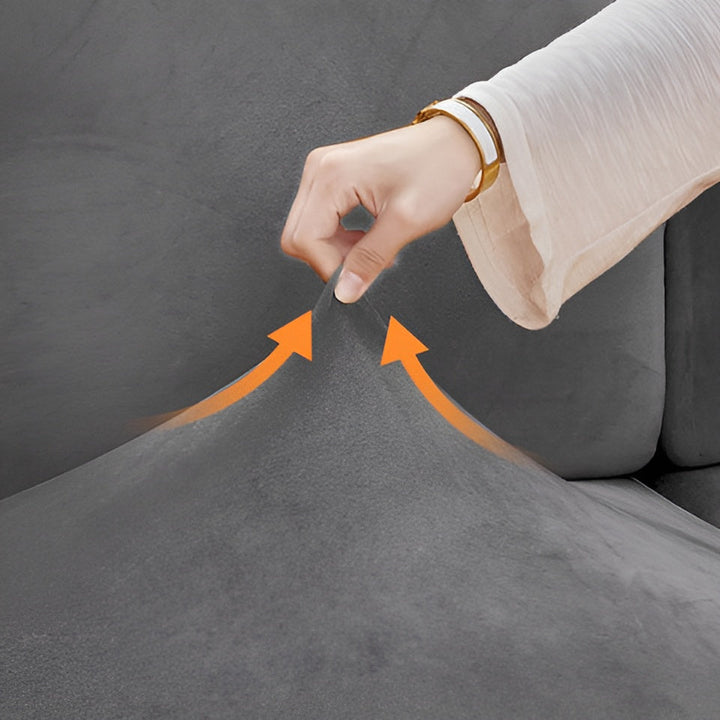 BowLift | LuxVelvet | Ultra-Stretch Sofa cover for furniture care