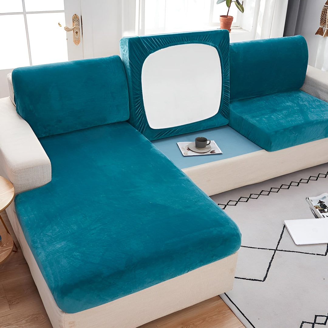 BowLift | LuxVelvet | Ultra-Stretch Sofa cover for furniture care
