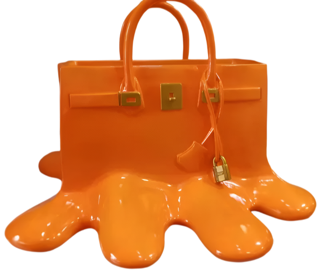 BowLift | Stylish Resin Vase in Handbag Silhouette
