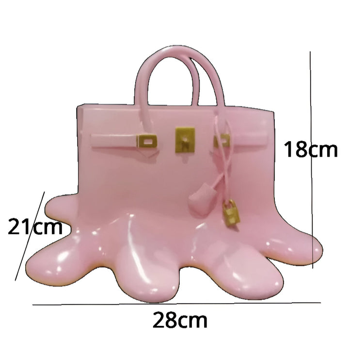 BowLift | Stylish Resin Vase in Handbag Silhouette