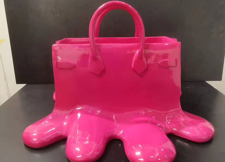 BowLift | Stylish Resin Vase in Handbag Silhouette