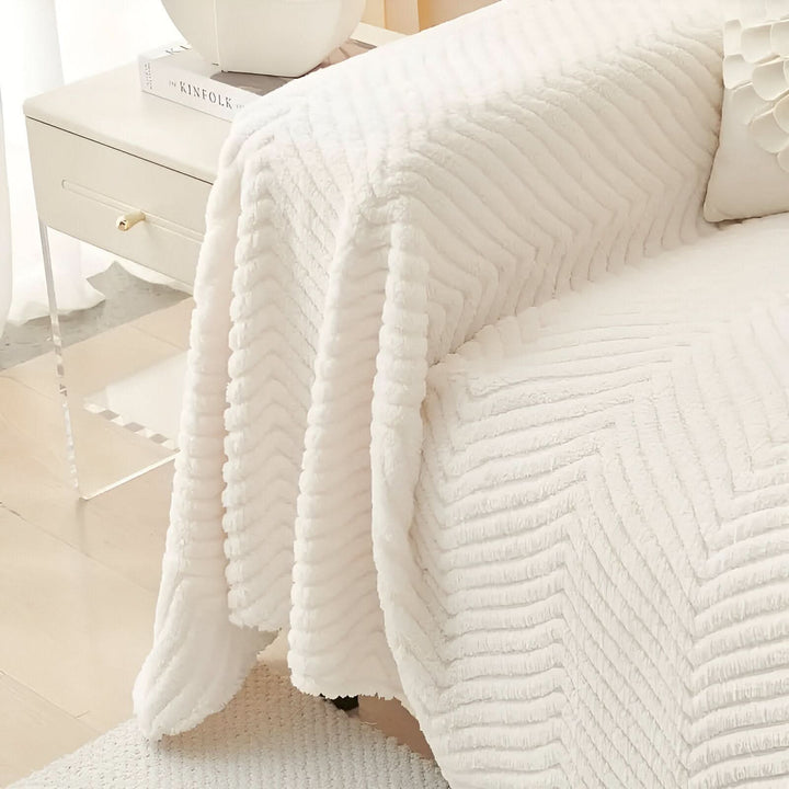 BowLift | LuxuraWrap Sofa Cover – Non‑Slip Pet‑Friendly Couch Protector