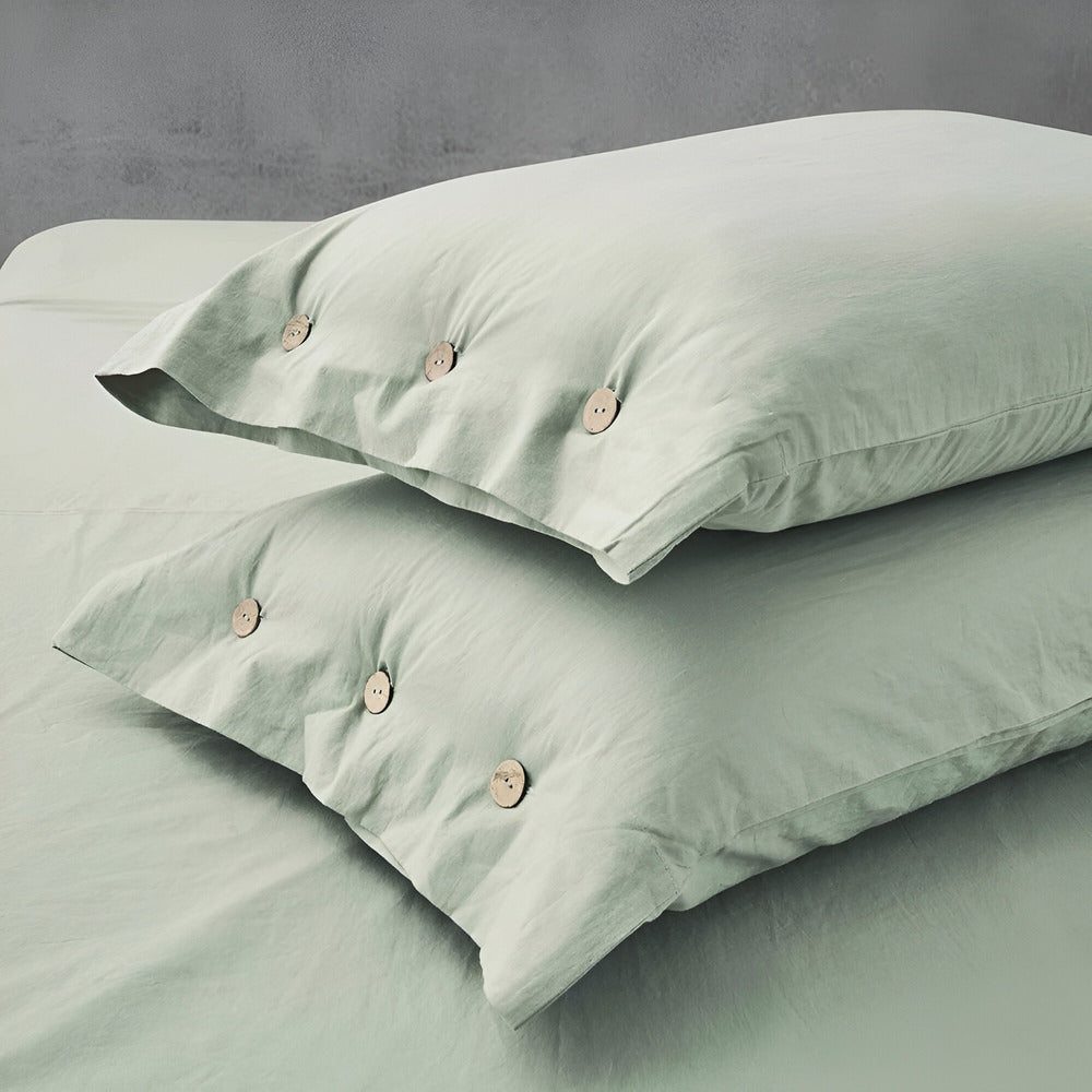 BowLift | Breathable Cotton Bedding Set with Two Pillowcases