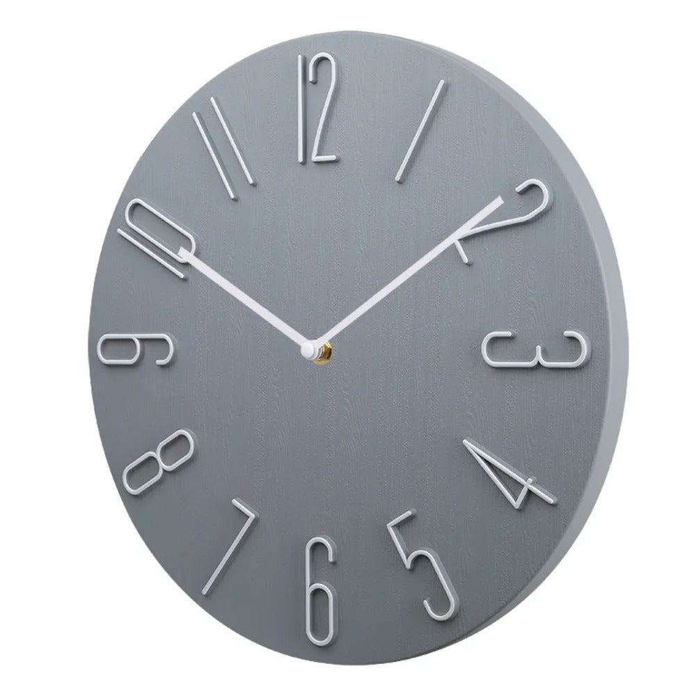 Silencio Modern Silent Wall Clock – Minimalist Design with Quartz Movement | Bowlift