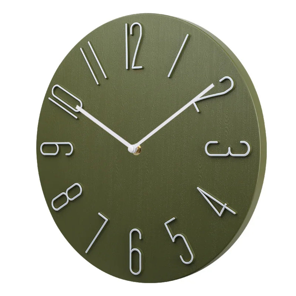 Silencio Modern Silent Wall Clock – Minimalist Design with Quartz Movement | Bowlift