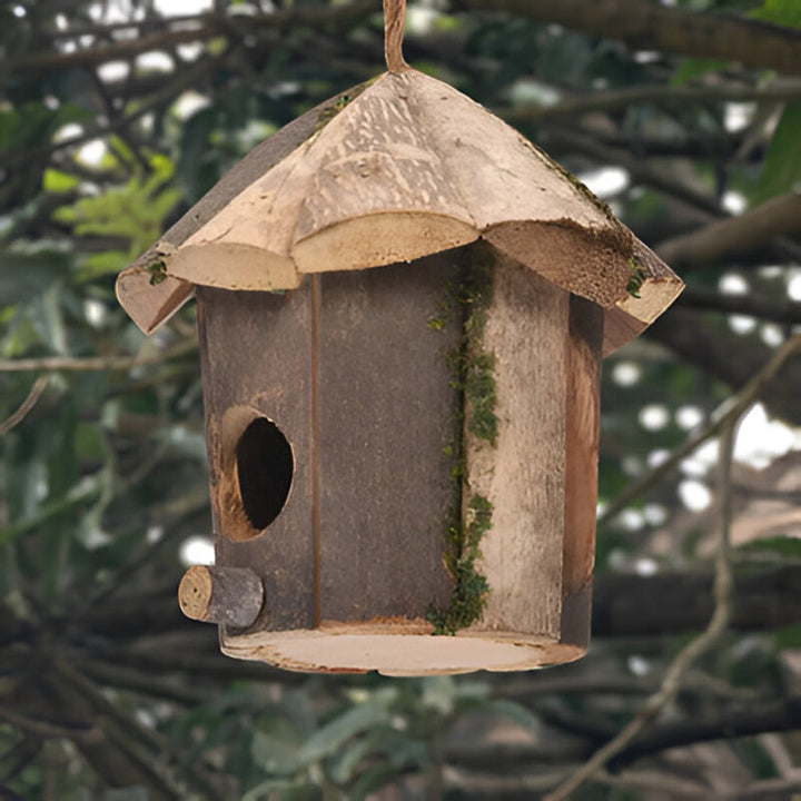 BowLift | Rustic Wooden Hummingbird Birdhouse