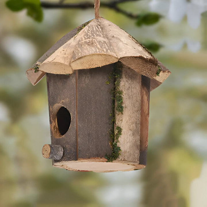 BowLift | Rustic Wooden Hummingbird Birdhouse