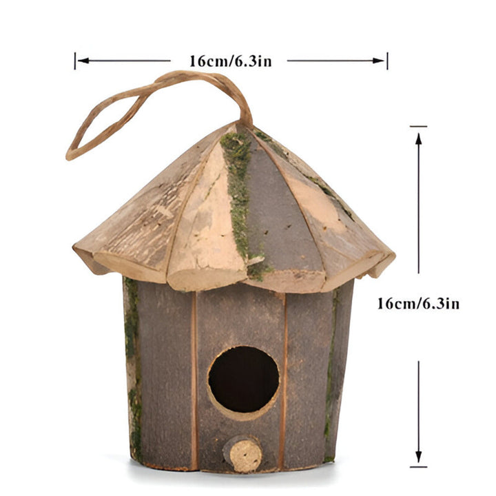 BowLift | Rustic Wooden Hummingbird Birdhouse