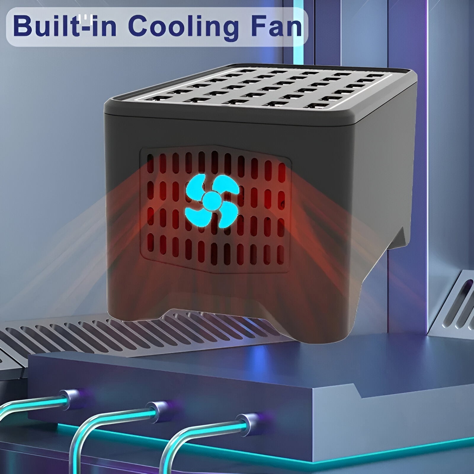 BowLift | PowerPort Pro 30 - Universal Multi-USB Charging Station with 30 Ports