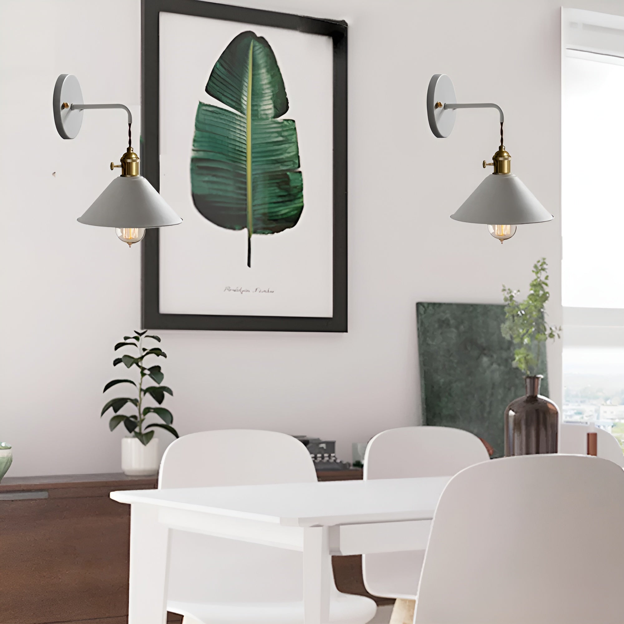 BowLift | Retro Vintage Wall Lamp - Vintage-inspired Cone Metal Wall Lamp