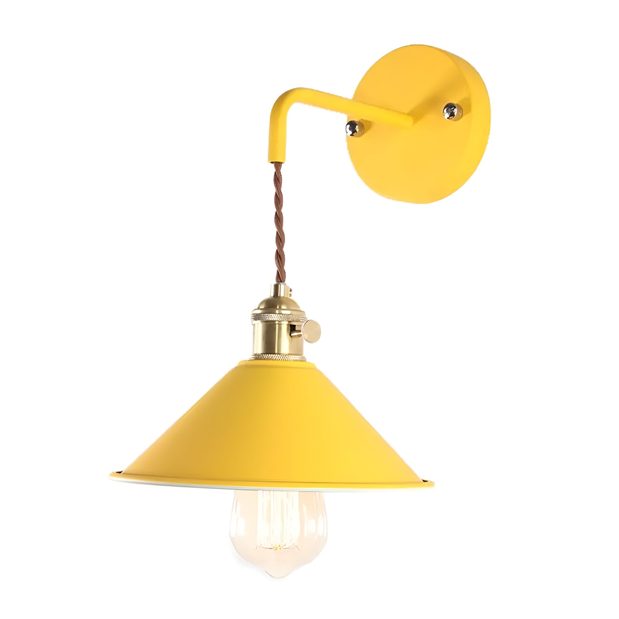 BowLift | Retro Vintage Wall Lamp - Vintage-inspired Cone Metal Wall Lamp