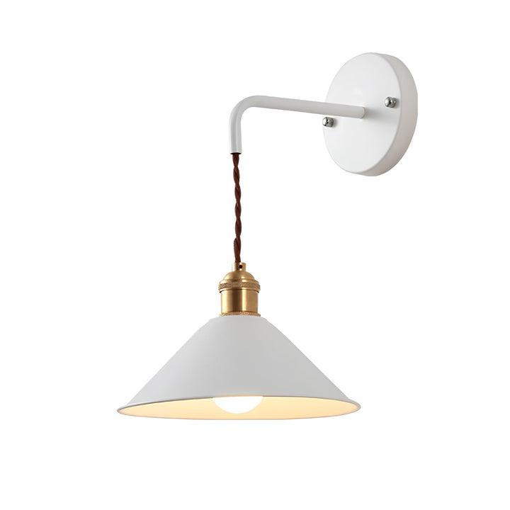 BowLift | Retro Vintage Wall Lamp - Vintage-inspired Cone Metal Wall Lamp