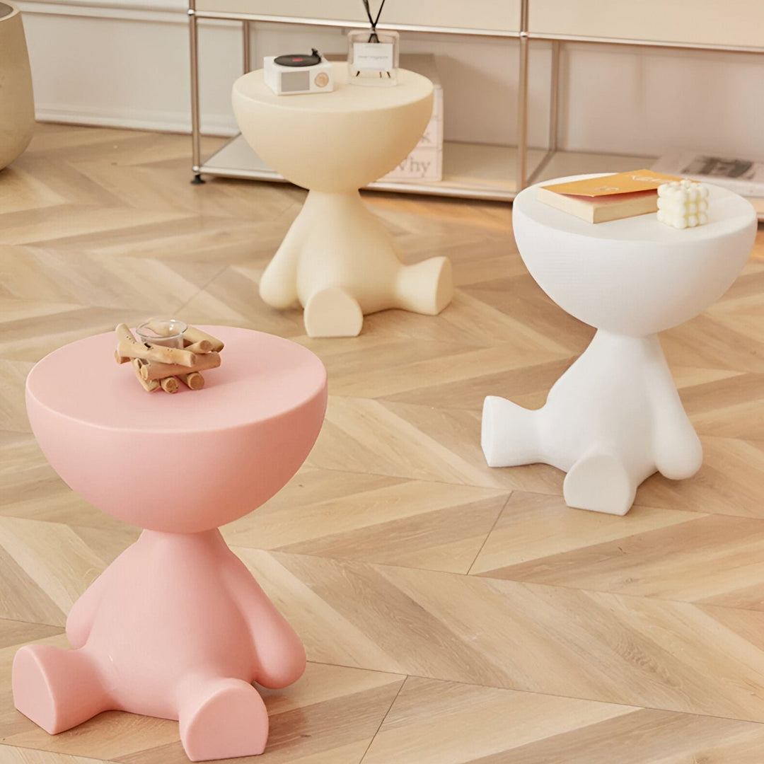 BowLift | Round Coffee Table – Elegant Side Table for Living Room and Interior