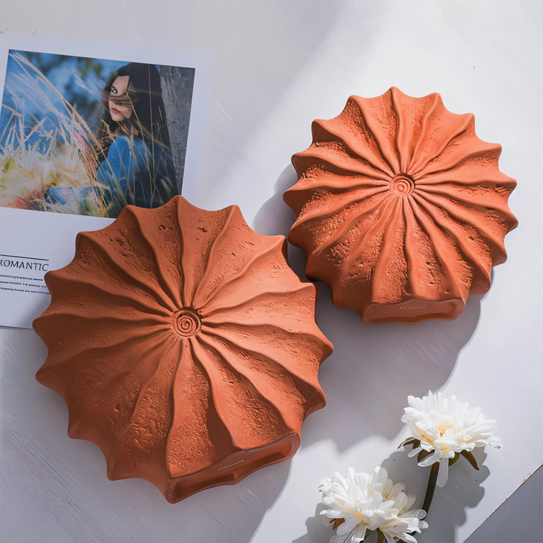 Folding Design Geometric Retro Vase Bowlift