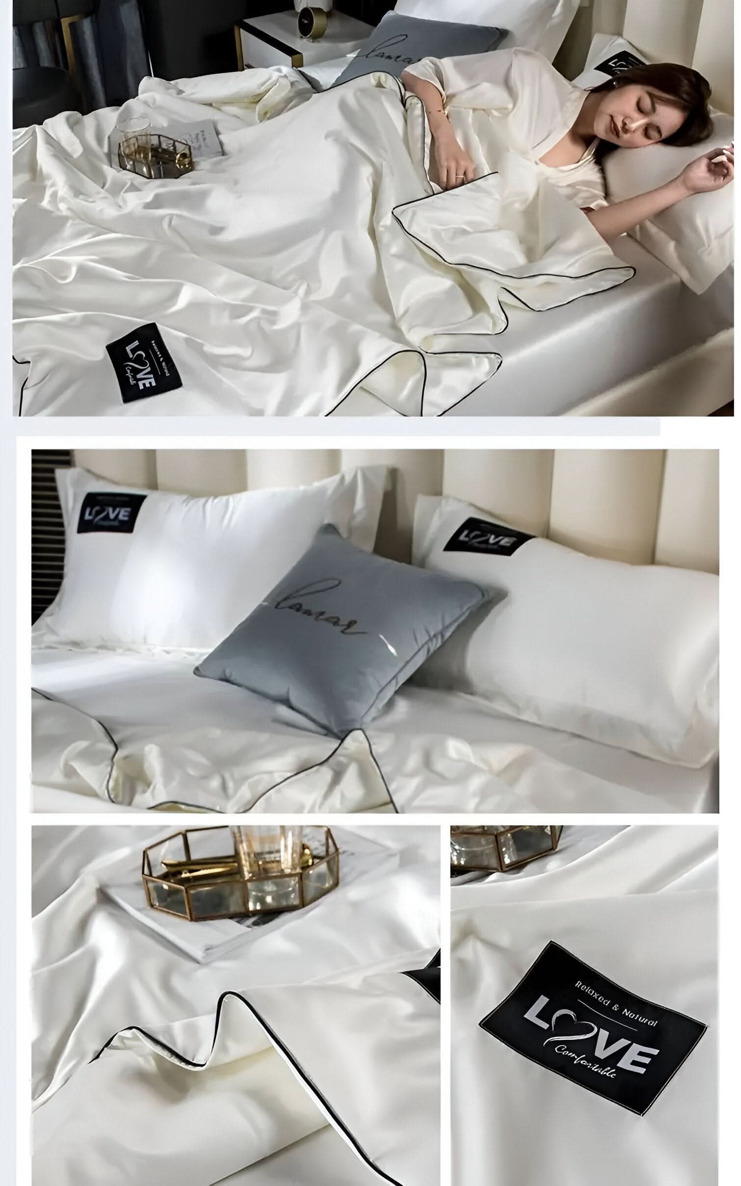 BowLift | FLUFFINA - Premium Satin Silk Bedding