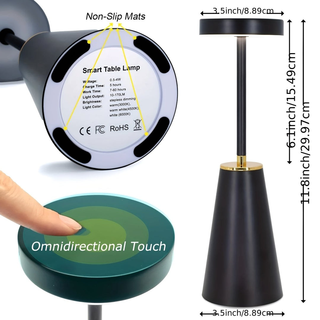 BowLift | AuraTouch - Wireless lamp - Elegant design - Touch control
