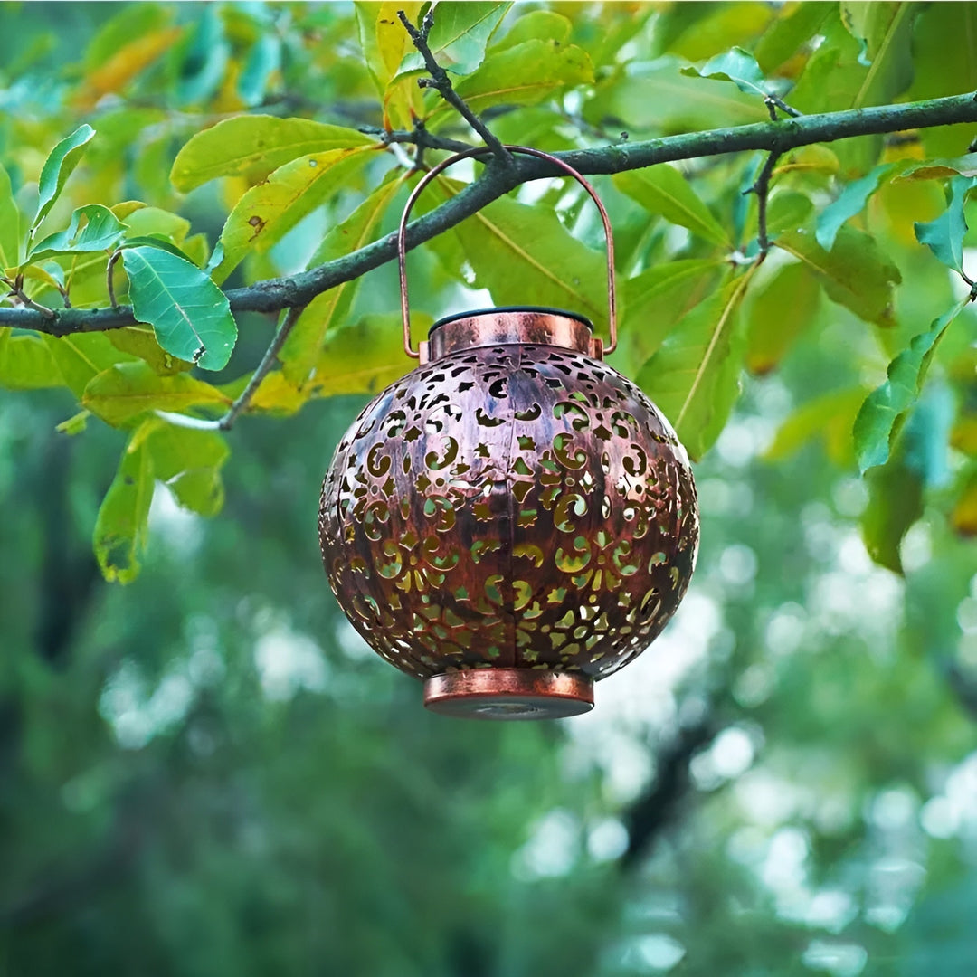 BowLift | SolarFlare | Vintage Solar Garden Light | Waterproof Outdoor Lighting
